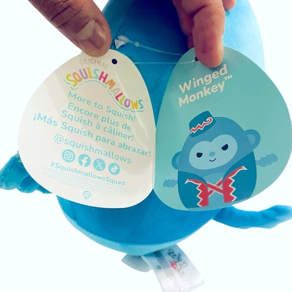 10" 2024 THE WIZARD OF OZ Squishmallows FLYING MONKEY Plush Ultra Soft Medium - Picture 8 of 12